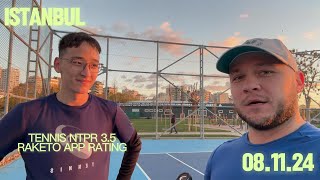 Single Tennis Istambul NTPR 35 with Alibek [upl. by Rapsag]