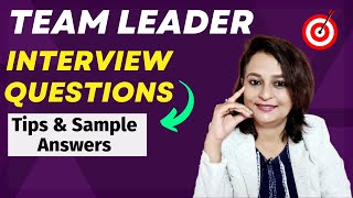 Team Leader Interview Questions  IT BPO HR Finance Logistics Sales [upl. by Annailuj317]