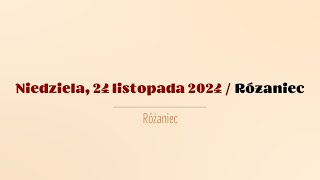 Różaniec  24 listopada 2024 [upl. by Arakal]