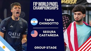 CHINGOTTOTAPIA VS SEGURACASTANEDA  WORLD PADEL CHAMPIONSHIPS 2024  HIGHLIGHTS MATCH 1 [upl. by Petula]