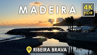 🇵🇹 Madeira Portugal Walking Tour in Ribeira Brava  South Coast of Madeira Island 4K HDR Walk [upl. by Nylyahs894]