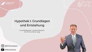 Hypothek I Grundlagen und Entstehung [upl. by Frederick]