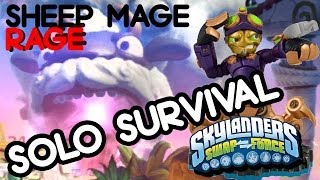 Lets Play w Spy Rise Sheep Mage Rage  Skylanders Swap Force Solo Survival Battle Mode pt1 of 4 [upl. by Stuart]