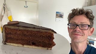 Café Niederegger Herrentorte mit Marzipan im Test [upl. by Einotna910]