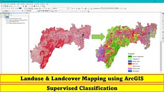 Landuse amp Landcover Mapping using ArcGIS  Supervised Classification [upl. by Etnovad]