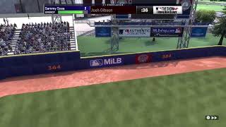 MLB The Show 24 homerun derby vs my daughter i am Gibson [upl. by Aleahpar]