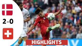 Denmark vs Switzerland 20 All Goals amp Highlights  UEFA Nations league [upl. by Thorvald]