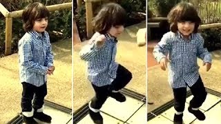 Abram CUTE DANCE VIDEO with ShahRukh Khan [upl. by Tama]