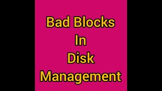 Bad Blocks  Disk Management  Operating System  Kathi Ascherya [upl. by Aehtna]