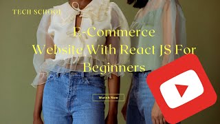 Ecommerce Shopping Website with Html CSS React Js and Redux FOR Beginner ecommerce html react [upl. by Wrigley]