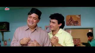 Andaz Apna Apna Comedy Scene  Amir Khan ne Apne Papa ki Dukaan Bech Di [upl. by Enihpets]