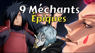 9 MÉCHANTS BADASS DANS LES MANGA SHÔNEN [upl. by Enybor]