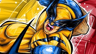 Drawing Wolverine Art [upl. by Ytok]