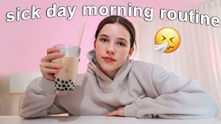 MY SICK MORNING ROUTINE 🤧 [upl. by Ludovick]