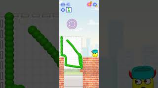 Draw To Smash logic puzzle Level 352 imalidotcom game solution Logic Puzzle Draw the line to smash [upl. by Dduj]