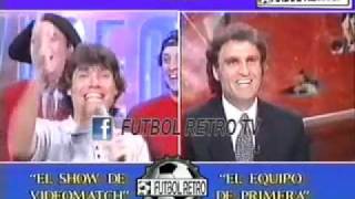 Oscar Ruggeri chiste en VideoMatch 1998 FUTBOL RETRO TV [upl. by Notsecnirp]