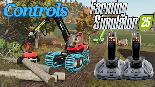 FS25 How To setup The Controls  Joysticks And Steering Wheel  Farming Simulator 25 [upl. by Enotna37]