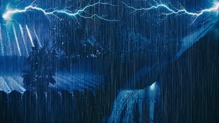 Sleep Instantly with Heavy Rainfall amp Thunderstorm on Metal Roof  Night Solution [upl. by Bigford]