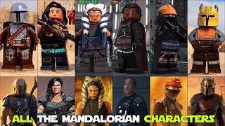 All The Mandalorian Characters  In Lego Sets and Videogames [upl. by Ainez]