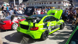 BMW M2 with 2jz engine  Insane Sound [upl. by Egdamlat]