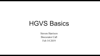 HGVS nomenclature basics and legacy variants [upl. by Close]