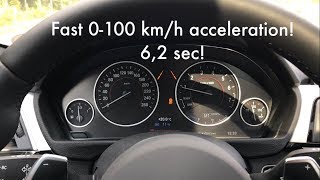 BMW 330e HYBRID  0100 KMH Acceleration [upl. by Howe]