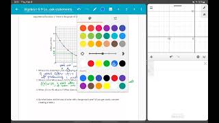 IM Algebra 1 Unit 5 Lesson 9 Activity 2 Question 2 [upl. by Perkin]