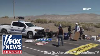 Police plow through climate protest arrest activists blocking traffic [upl. by Lias]