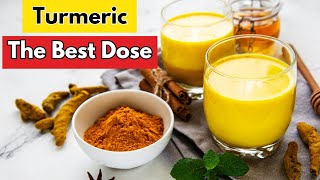 Turmeric dosage  How much turmeric should I take daily [upl. by Nwahsear503]