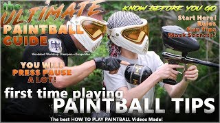 First Time Playing Paintball Tips The Ultimate Beginner Guide by DangerMan [upl. by Meeki]