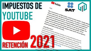 Impuestos de Youtube 2021  Retención de Youtube 2021 FORMATO W8BEN [upl. by Pierpont]