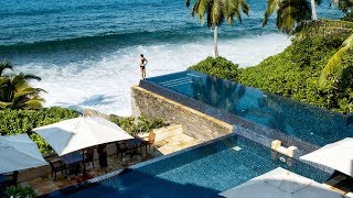 Banyan Tree Seychelles Resort AMAZING hotel amp beach full tour [upl. by Resiak]