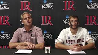 LenoirRhyne vs Limestone Mens Lacrosse NCAA Quarterfinal LenoirRhyne Press Conference [upl. by Aysan996]