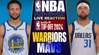 🔴WARRIORS vs MAVS │ LIVE NBA Basketball Game PlayByPlay Reaction amp Scoreboard [upl. by Lizette]