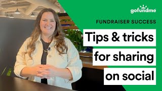 How to share your GoFundMe fundraiser on social media [upl. by Midian]