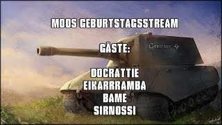 Geburtstagsstream Teil 1  Gäste EiKarrRamba SirNossi Th3BIaZe und DocRattie [upl. by Nimocks155]