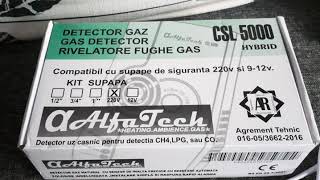 Test detector senzor gaz Alfa Tech Csl 5000 Hybrid Rivelatore gas sensor  детектор газа 气体检测仪 [upl. by Anujra]