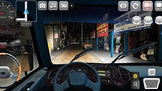 Minibus Simulator Vietnam heavy rain gameplay [upl. by Leiahtan865]