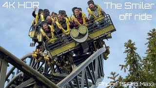 The Smiler Off Ride footage 2023 4K [upl. by Gipps408]