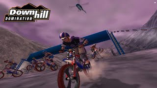 Downhill Domination PS2  Cosmo  Career Level 11  Mt Zorkovaska Russia MX [upl. by Annaitsirk]