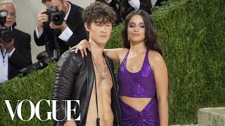 Camila Cabello and Shawn Mendes Get Ready for the Met Gala  Vogue [upl. by Llerryt]