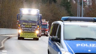 Über zehn Kilometer Protestlawine wälzte sich durch Jena [upl. by Lenej126]