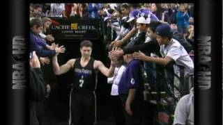 Jimmer Fredette Highlights from Kings Open Practice [upl. by Nnylarej]