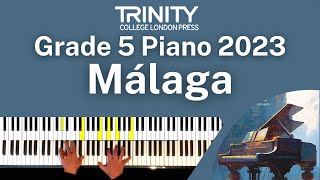 TRINITY Grade 5 Piano 2023  Málaga Fernandez [upl. by Ylirama]