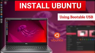 How to Install Ubuntu in Any Computer Using Bootable USB  Ubuntu Installation Step by Step  Hindi [upl. by Daigle]