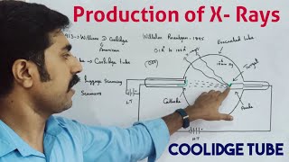 Production of X raysCoolidge tubeSTD 12 Physicssky physics [upl. by Etti]