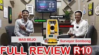 REVIEW Total Station SOUTH R10 NTS 322R10 Bareng Surveyor Sombong [upl. by Akapol]