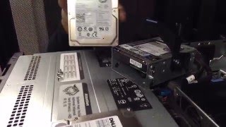 Dell R510 Harddisk replacement [upl. by Colt871]