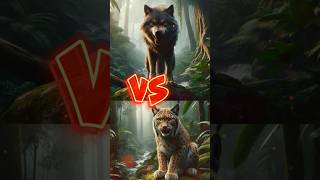 Wolf VS Lynx VS Jaguar VS Panther VS Tiger VS Lion animals lion jungle shorts [upl. by Gridley]