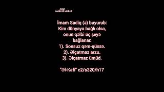 İmam Sadiq ə buyurub hzSadiq hedis ayə mersiye ƏmirBeMəruf [upl. by Bakemeier]